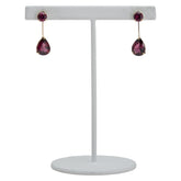 K18YG イエローゴールド ガーネット3.00ct ピアス レディース 【中古】